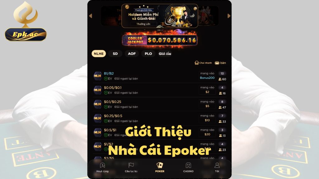 Giới Thiệu Nhà Cái Epoker